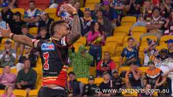 NRL LIVE: Hammer lights up Suncorp with 80-metre stunner... but Tigers fight back