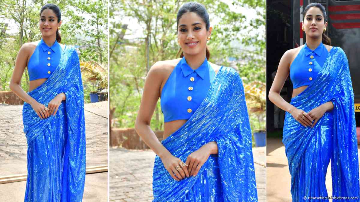 Janhvi Kapoor is the lady in blue