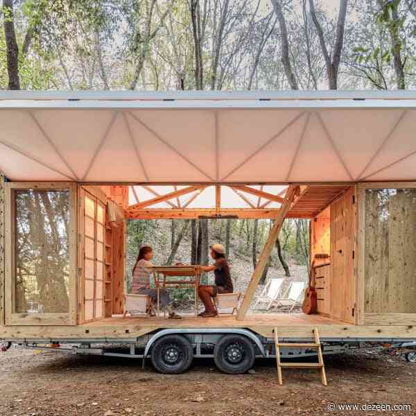 IAAC creates mobile Moca dwelling with openable fabric facades