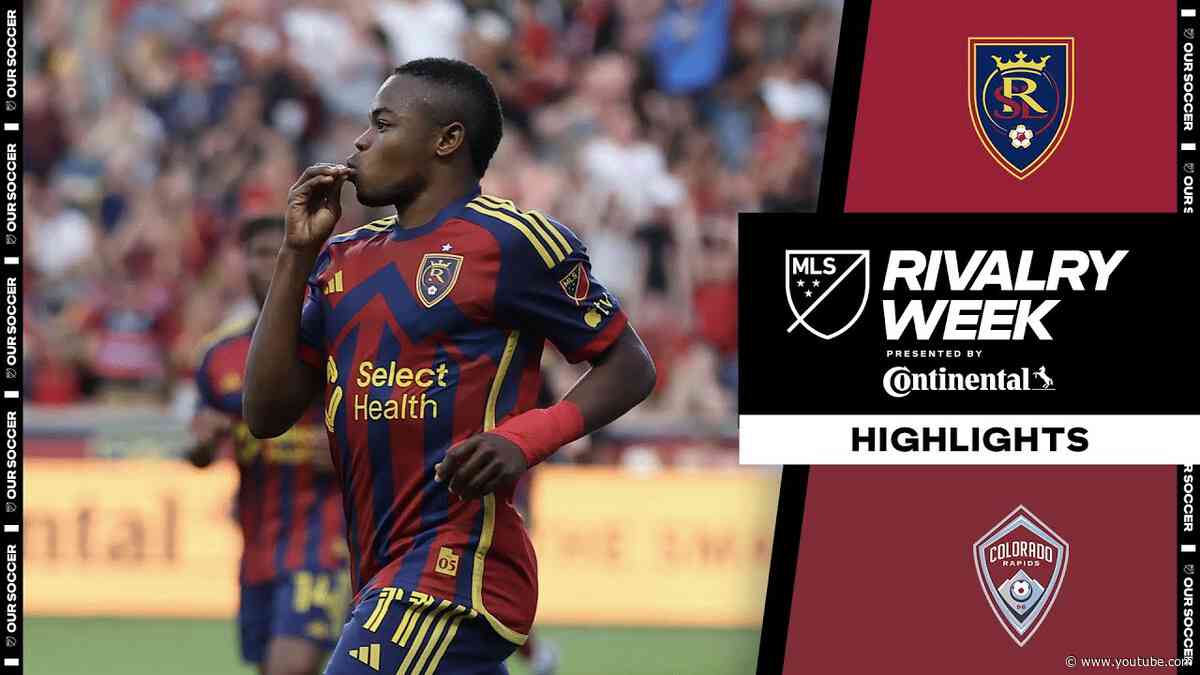 Real Salt Lake vs. Colorado Rapids | High Scoring Derby | Full Match Highlights | May 18, 2024
