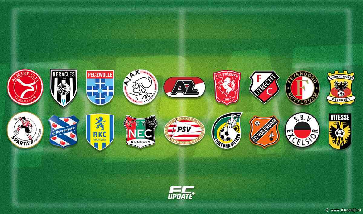 Speelronde 34: de opstellingen van Ajax, Feyenoord, PSV en alle andere clubs