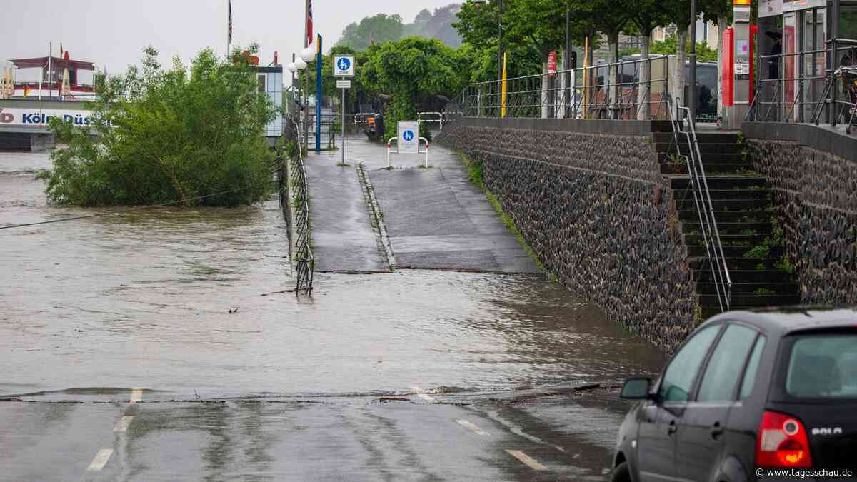 Hochwasser: Pegelstände am Rein steigen rapide an