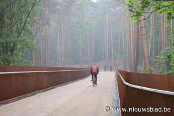 Eerste kiekjes vanop gloednieuwe fietsbrug door Lanklaarse bossen: “Een zalig panorama”