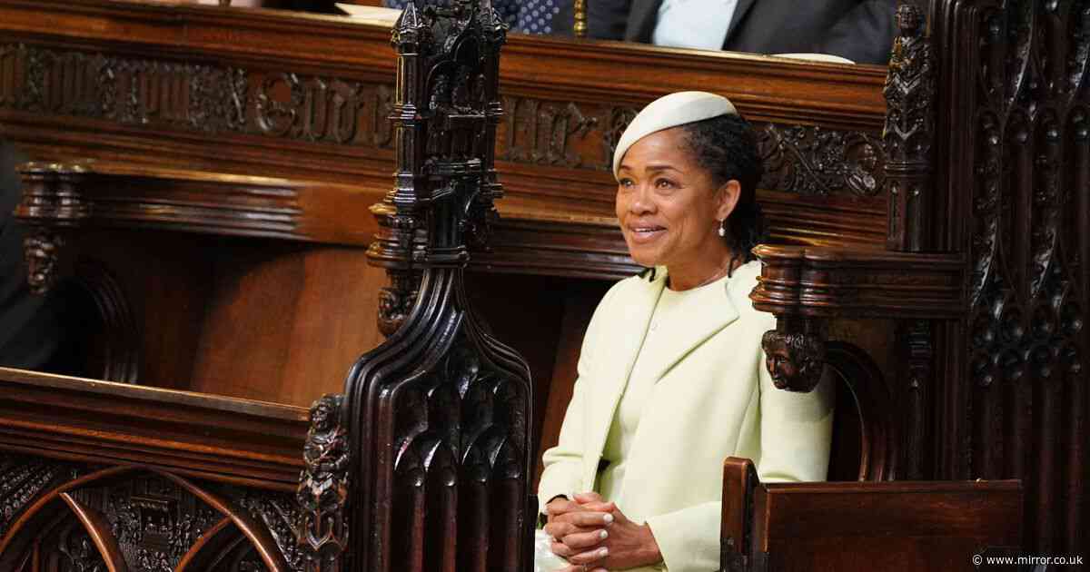 Why Meghan Markle's mum Doria Ragland was sitting alone at the Royal Wedding six years ago today