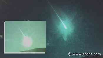 Bright green fireball lights up the skies over Portugal and Spain (photos)