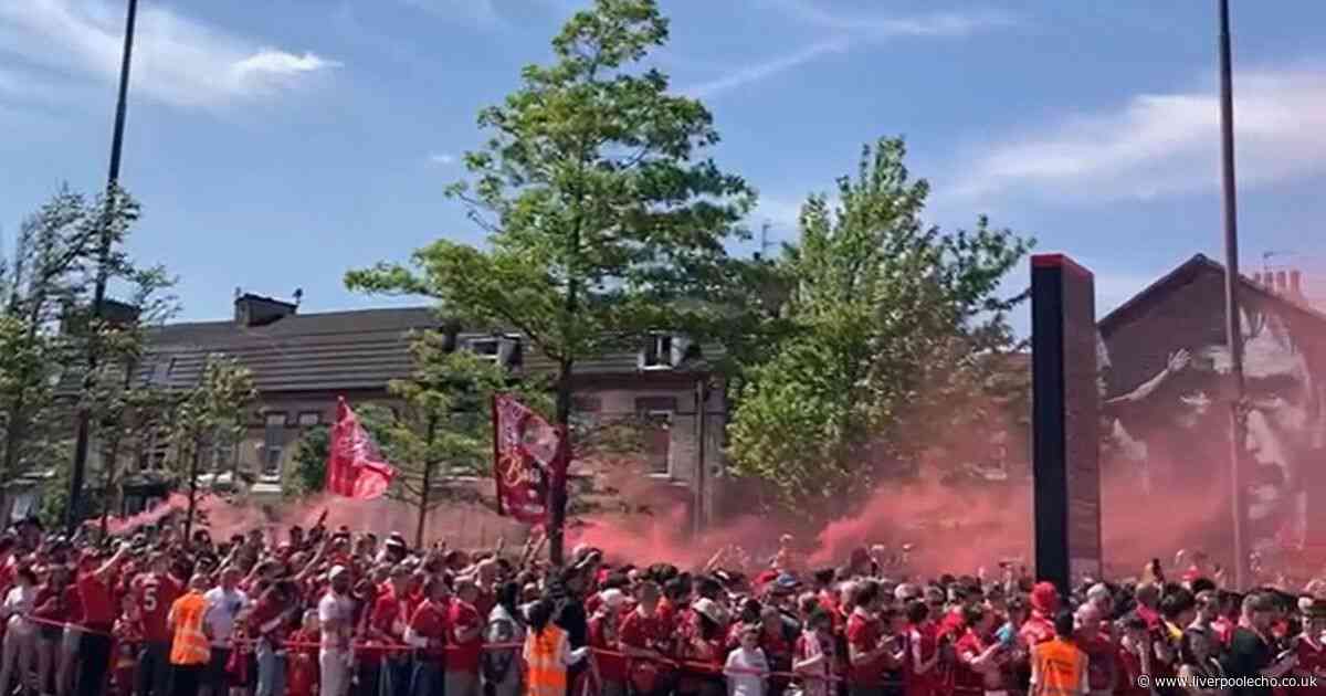 'Mad' scenes as thousands line streets at Anfield stadium to say goodbye to Klopp