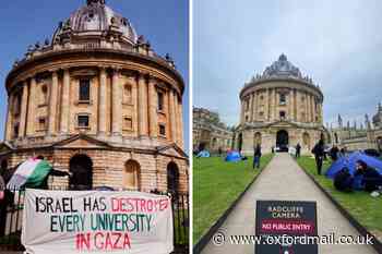 Oxford: Gaza encampment expands to Radcliffe Camera