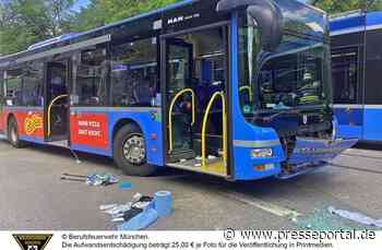 FW-M: Schwerer Unfall zwischen Tram und Bus (Neuhausen)