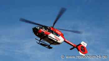 Rosenheimer (33) stürzt bei der Gartenarbeit von der Leiter - Hubschrauber im Einsatz
