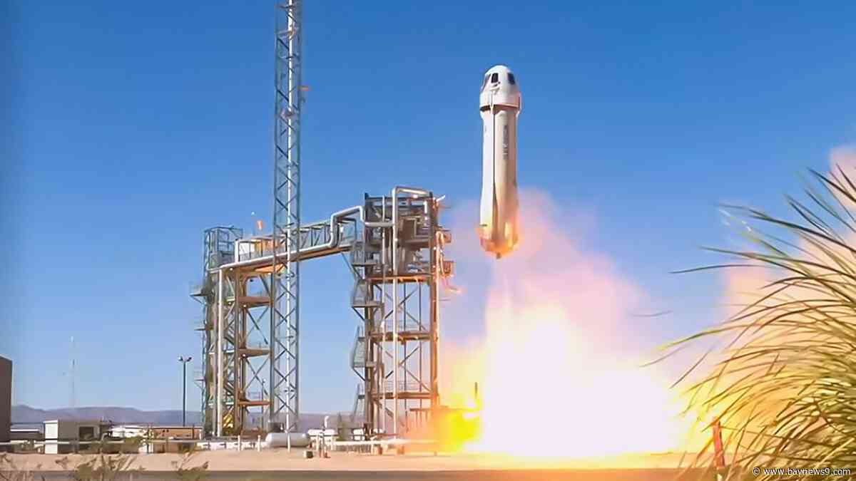 Blue Origin launches six in New Shepard flight