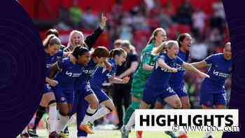 Chelsea thrash Man Utd to win fifth successive WSL title