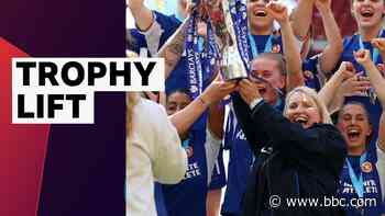 Watch: Chelsea and Hayes lift WSL trophy
