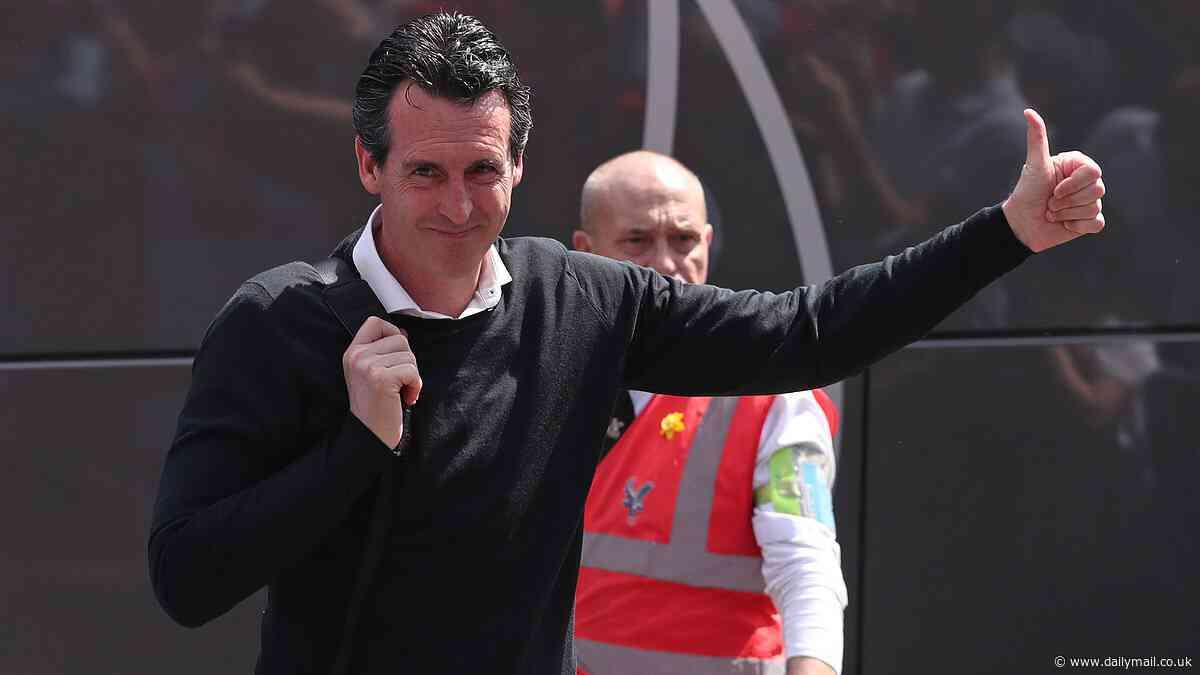 Unai Emery names 21-year-old son on the Aston Villa bench for their final Premier League game of the season against Crystal Palace