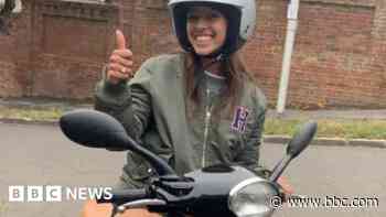 Bikers honour attacks victim with charity ride
