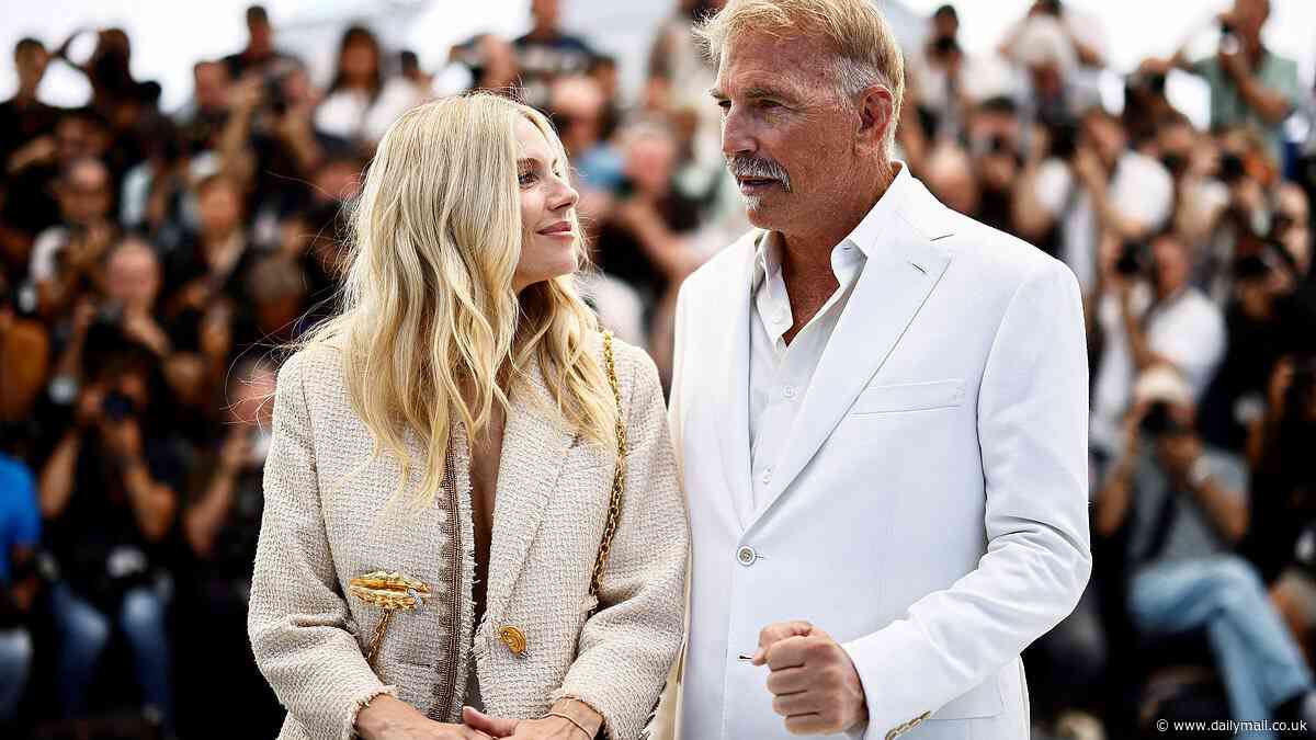 Kevin Costner praises his Horizon co-star Sienna Miller's 'undeniable beauty' and calls her a 'great actress' - as she sweetly says she'd go 'to the ends of the earth' for him