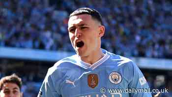 Phil Foden scores within 77 SECONDS against West Ham to set Man City on their way to the Premier League title - as Arsenal fans are left heartbroken