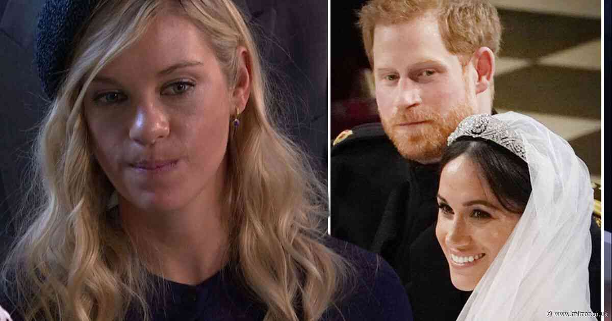 Sweet gesture Prince Harry's ex Chelsy Davy gave Meghan Markle at royal wedding booze-up