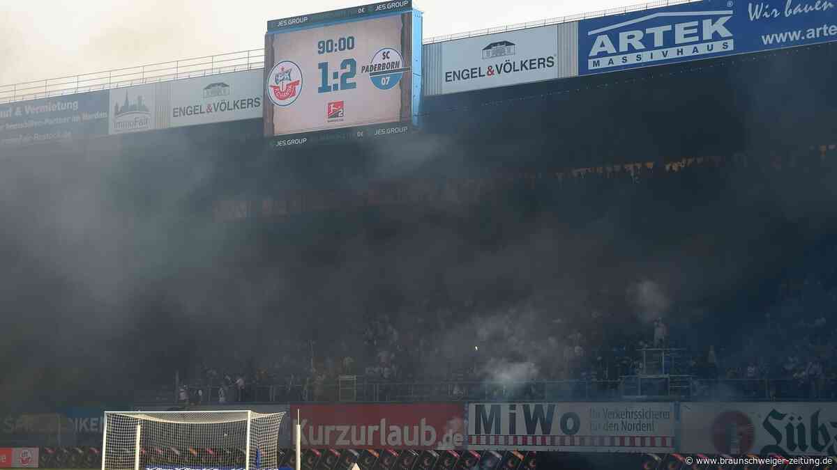Fan-Skandal bei Hansa-Rostock-Abstieg, St. Pauli ist Meister