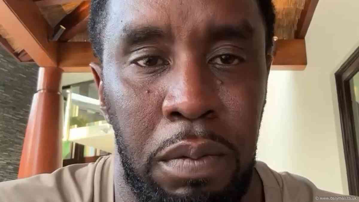 Sean 'Diddy' Combs breaks his silence after shocking video of him beating Cassie Ventura as he whines 'I was f***ed up ... I got therapy'