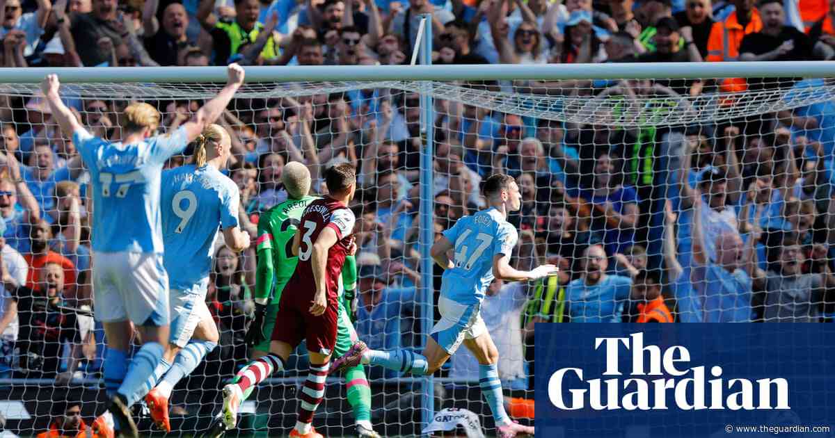 Manchester City beat West Ham to win fourth Premier League title in a row