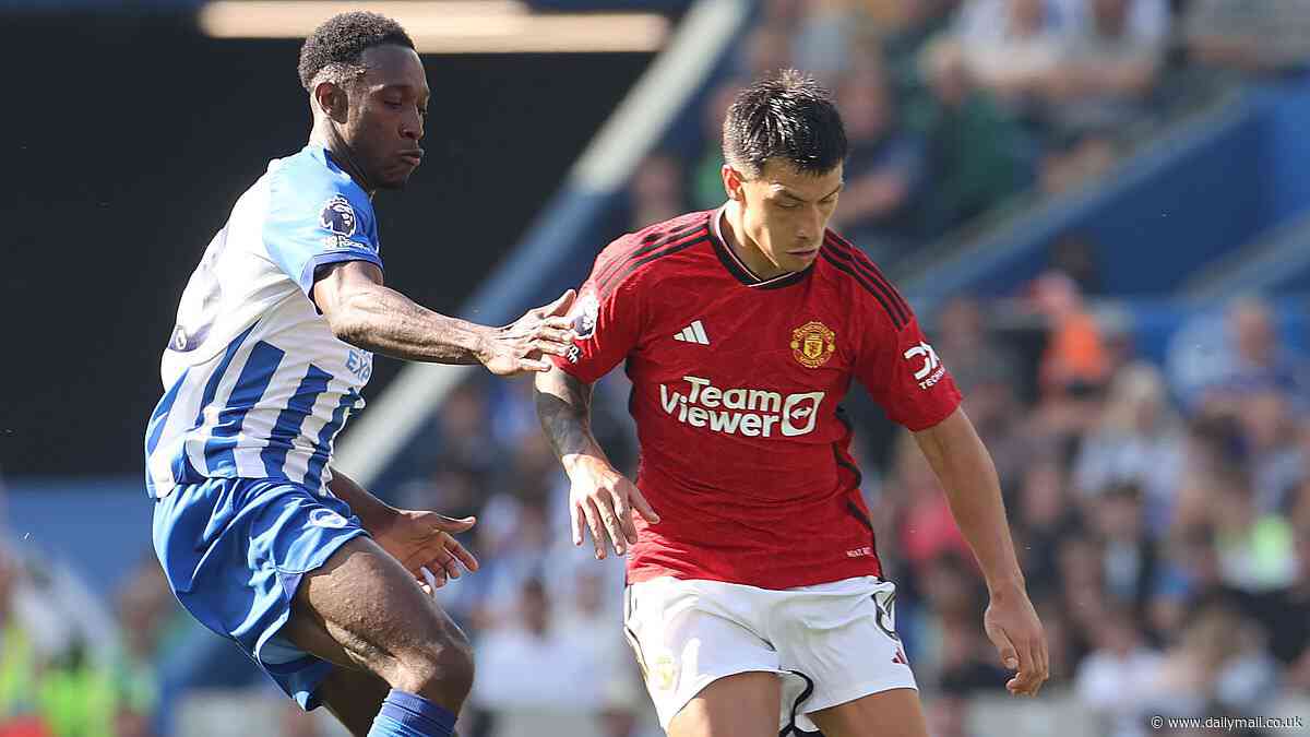 PLAYER RATINGS: Bruno Fernandes experiment doesn't go to plan as Lisandro Martinez impresses in 2-0 win at Brighton to give Man United a timely boost ahead of FA Cup final