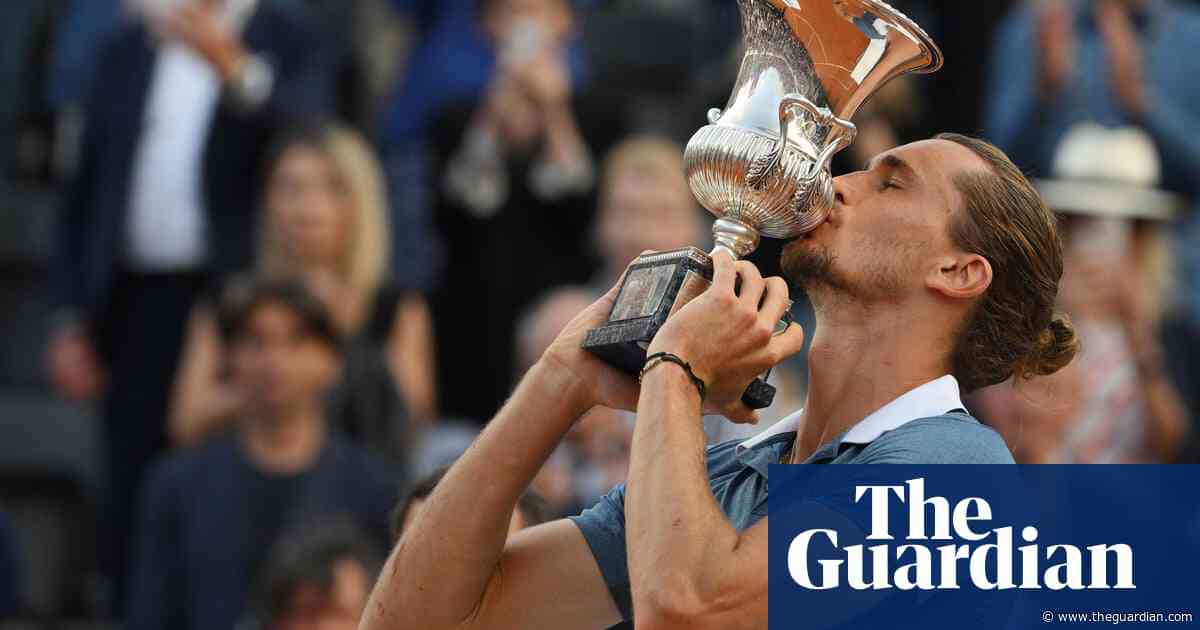 Zverev wins ‘special’ Italian Open but Raducanu pulls out of Roland Garros