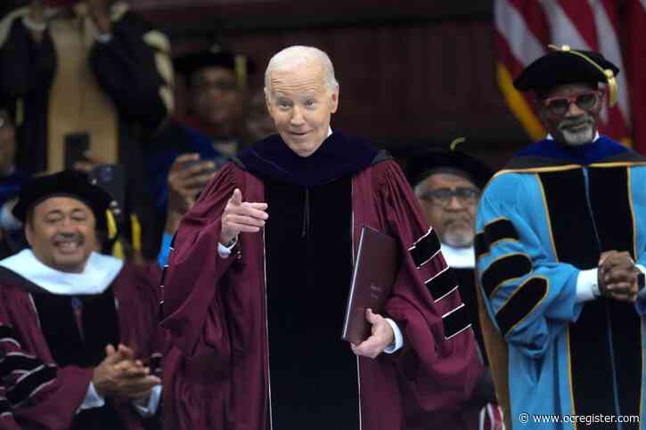 Biden faces Pro-Palestinian silent protest at Morehouse College graduation