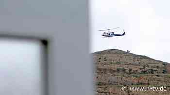 Hubschrauberabsturz im Iran: Retter nehmen Kontakt zu Insassen auf