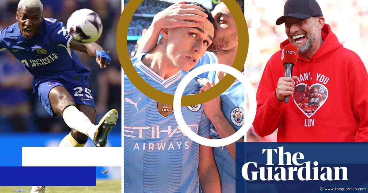 Premier League weekend awards: tears, cheers and a very long-range stunner