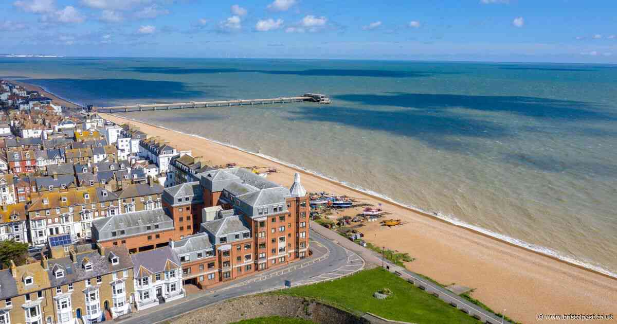 Best-kept secret UK beach with golden sands and views to France