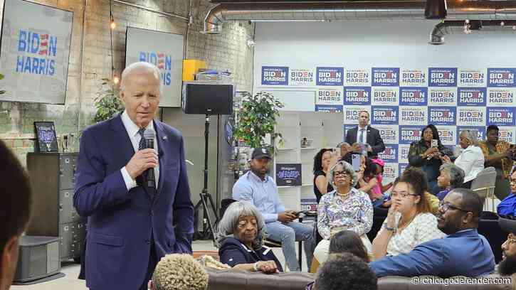 President Joe Biden Meets with Black Detroiter’s at CRED Café Ahead of NAACP Keynote Address
