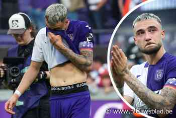 Zeno Debast neemt met tranen in de ogen afscheid van het Anderlechtpubliek, transfer naar Sporting Lissabon wenkt