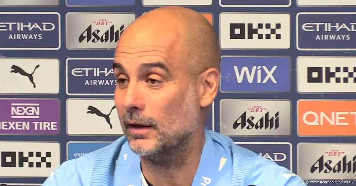 Pep Guardiola in tears after hearing what Liverpool boss Jurgen Klopp said about him