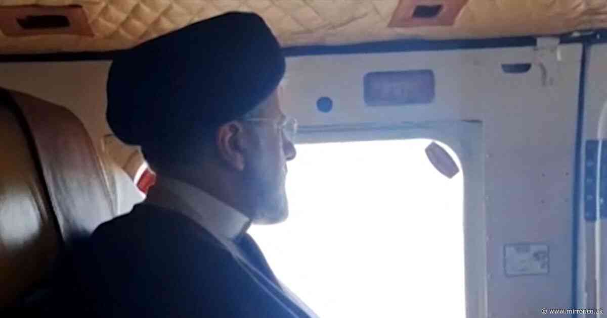 Iran helicopter crash: President Ebrahim Raisi seen in eerie footage moment before emergency