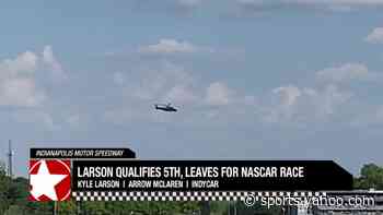 Arron McLaren's Kyle Larson qualifies 5th, leaves for NASCAR All-Star race