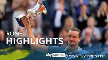 Zverev wins Italian Open with victory over Jarry