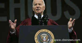 Biden calls for cease-fire in Morehouse commencement address