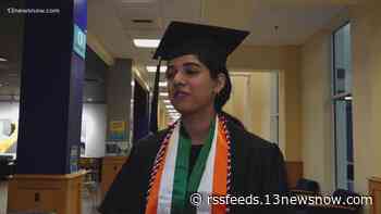 After video calling into class from India during pandemic, VWU student graduates