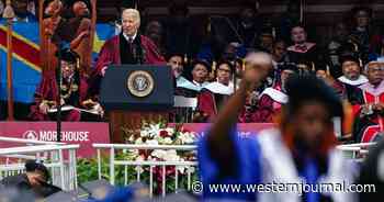 Watch: Black Morehouse Students Turn Their Backs to Biden During Commencement Speech