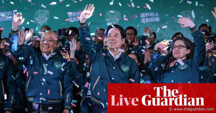 Taiwan presidential inauguration live: Lai Ching-te to take office