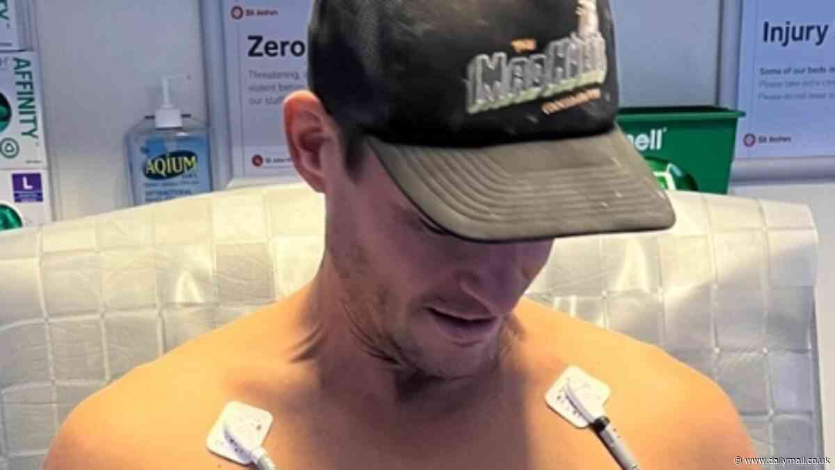The Block star Luke Neuwen shares shocking photos of a worksite accident that landed the carpenter in hospital