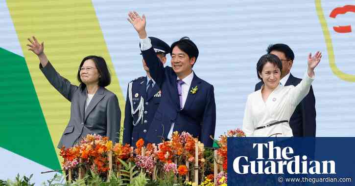 Taiwan’s new president takes office as China says independence and peace ‘like water and fire’