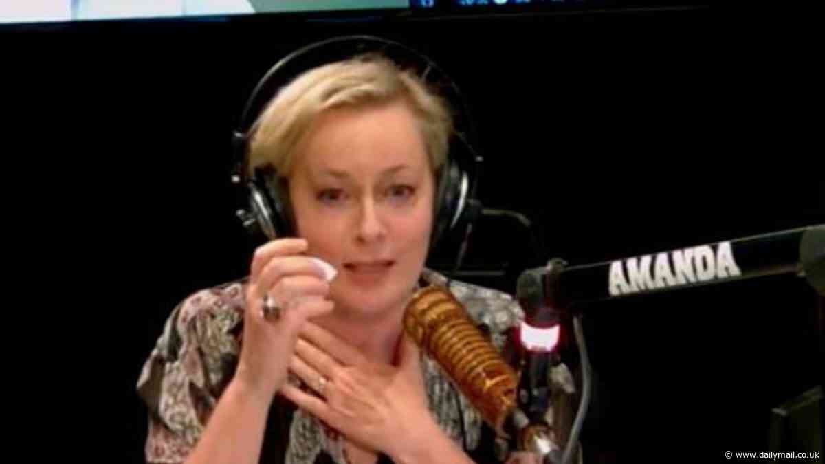 Amanda Keller breaks down live on-air as she shares family news after revealing her husband husband Harley has Parkinson's disease