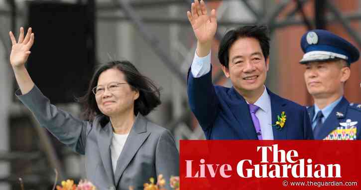 Taiwan presidential inauguration live: Lai Ching-te takes office as Blinken heralds ‘peace and stability across Taiwan strait’