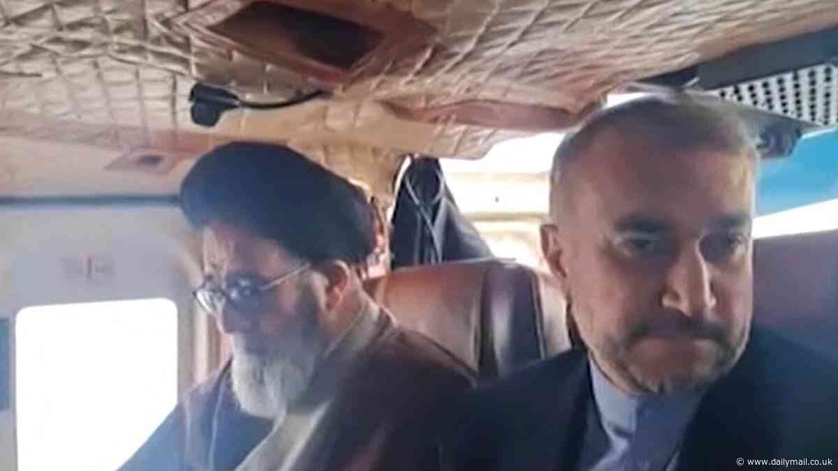 Iran says there is 'no sign of life at crash site' of helicopter carrying president Ebrahim Raisi as rescuers finally reach wreckage 12 hours after disaster