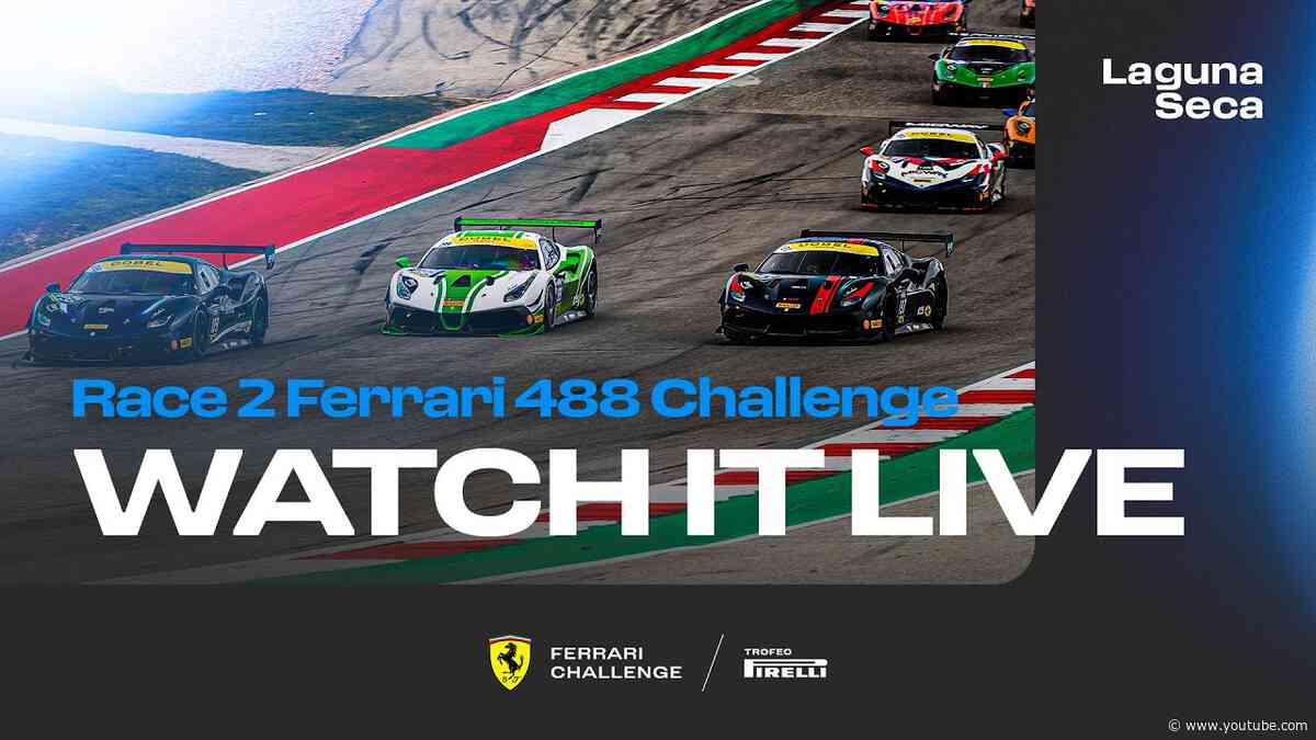 Ferrari Challenge North America - Laguna Seca, Race 2 - 488 Challenge Evo