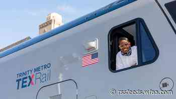 Newly-named TEXRail trains hit the tracks