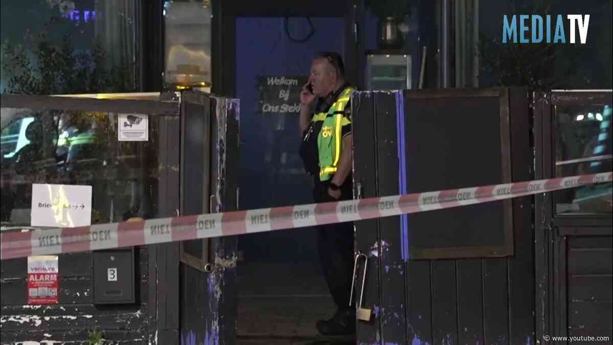 Café 18 keer beschoten Rotterdam Keizerswaard