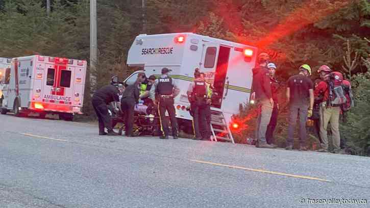 Chilliwack Search and Rescue, paramedics dispatched Sunday night for rescue mission in Chilliwack backcountry