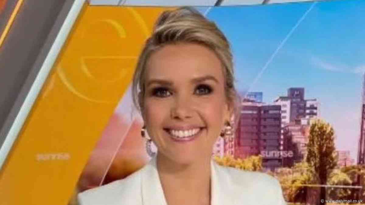 Sunrise star Edwina Bartholomew shocks her co-host Natalie Barr as she reveals bizarre wedding anniversary gift to husband of six years